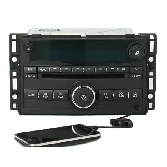 Restored 2007-2008 Chevy Cobalt Pontiac G5 AM FM Radio 6 Disc Player w Aux Input 25780215 (Refurbished)