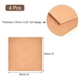 thumbnail image 2 of Pure Copper Sheet, 4pcs 2" x 2" x 0.02" 24 Gauge T2 Copper Metal Plate for Crafts, Electrical Repairs, 2 of 5