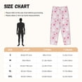 thumbnail image 4 of Picia Love Rabbit Womens Soft Woven Cotton Elastic Waistband Sleep Pajama Pant Lounge Sleep Pant With Pockets And Drawstring-Small, 4 of 9