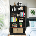thumbnail image 3 of MAYEERTY 6-Tier Open Shelf Tall Bookcase 22Lbs Per Shelf Anti-Fall Top Side Panels, 3 of 5