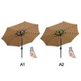 thumbnail image 4 of New Hot Parasol LED Light String Lights 8 Brightness Modes Waterproof 104 LEDs Remote Control Outdoor Garden Umbrella Tent Lights for Patio Deck Backy, 4 of 4