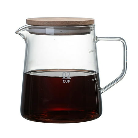 

Lacyie Glass Pitcher with Lid & Spout Large Teapot Liquid Dispenser