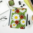 thumbnail image 7 of FMSHPON Ladybirds Flowers Clipboard Hardboard Wood Nursing Clip Board and Pull for Standard A4 Letter 13x9 inches, 7 of 7