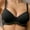 Black, variant on Plus Size Push up Bra for Women Hide Back Fat Smoothing Bra Seamless Underwire T-Shirt Bra