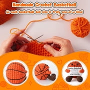 Crochet Basketball Positive Gift Handmade Basketball Gifts for Men Women Son Daughter Emotional Inspiring Support Present for Teammate Coach Boyfriend Brother Get Well Soon