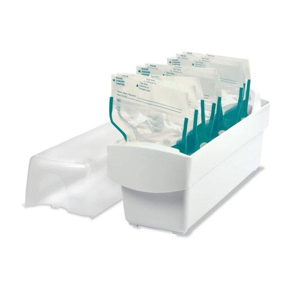 Organizador de Almacenamiento The First Years Blanco para Congelador de Leche Materna, Capacidad par
