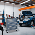 thumbnail image 2 of Rolling Tool Chest with 7 Drawer,Multifunctional Tool Box with Wheels, Mechanic Tool Storage Cabinet for Garage,Warehouse,Workshop,Grey, 2 of 8