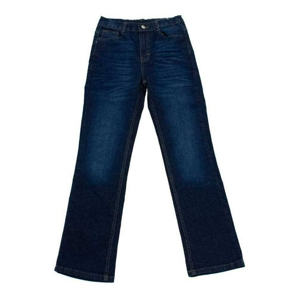 Jeans George para Niño con Lavado Corte Recto Negro Talla 10