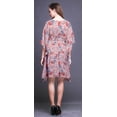 thumbnail image 4 of Bimba Kaftan de Plage à Fleurs Robe Midi Courte Caftan-4X-5X, 4 of 5