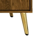 thumbnail image 5 of Castle Place Glam Sideboard Buffet Cabinet, Brown, 5 of 9
