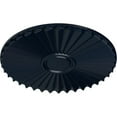 thumbnail image 3 of Ekena Millwork 19 3/4"OD x 1 3/8"P Shakuras Ceiling Medallion (For Canopies up to 5"), Hand-Painted Midnight Dream, 3 of 5