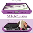 thumbnail image 3 of for iPhone Xs Max Silicone Case with Kickstand | Anti-Scratch Full-Body Shockproof Protective Case for iPhone Xs Max - Purple, 3 of 14