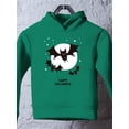 thumbnail image 3 of Bats W Moon Happy Halloween Hoodie Toddler -Image by Shutterstock,  4 Toddler, 3 of 4