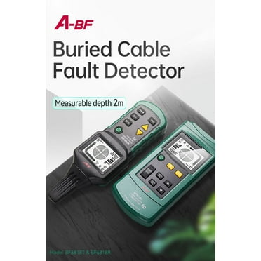 A-BF BF6818 Parameter Cable Photo Detector 12~400V Optical Metal Pipe Detector Underground Pipeline Troubleshooter MS6818