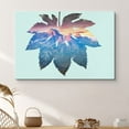 thumbnail image 1 of PixonSign Canvas Print Wall Art Double Exposure Maple Leaf & Mountains Floral Wildlife Illustrations Realism Tropical Landscape Colorful Multicolor Ultra for Living Room, Bedroom, Office - 12"x18", 1 of 5
