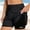 01 Black, variant on Women's Athletic Running Shorts: High-Waisted Workout Casual Gym Sweat Shorts with Mesh Lining Comfortable and Zipper Pockets Orange XS