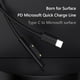 thumbnail image 2 of Cable de cargador rápido PD de fuente de alimentación USB C para Microsoft Surface Pro 7 6 5 4, 2 of 9