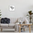thumbnail image 2 of Stupell Industries South Carolina State Cities Graphic Art Gray Framed Art Print Wall Art, Design by The Saturday Evening Post, 2 of 7