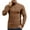 F113-Brown, variant on Men's Regular-Fit Sweater Mens Turtleneck Sweaters Casual Knit Base Layer High Neck Sweater Jacket Daily Wear Warm Stylish Outwear Soft Polo Sweaters