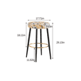thumbnail image 3 of MIFI Inspiration Home Counter Height Bar Stools - Set of 2, Gold, 3 of 6