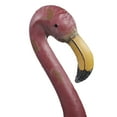thumbnail image 4 of DecMode Coastal Outdoor Metal Standing Pink Flamingo Garden Sculpture, Set of 2 10"W x 38"H, 4 of 13