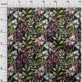thumbnail image 3 of oneOone Georgette Viscose Rose Tissu Feuilles Couture Projets d'Artisanat Tissus Imprimés au Yard 42 Pouces Wide-RX, 3 of 5