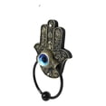 thumbnail image 3 of Sacred Symbols Hand of God Hamsa Palm Glass Evil Eye Decorative Door Knocker, 3 of 9