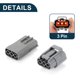 thumbnail image 5 of Conector de enchufe de paquete de alta tensión de bobina de encendido de 3 pines Unique Bargains para Nissan, 5 of 6