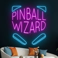 thumbnail image 5 of Handmadetneonsign Pinball Wizard Neon Sign, Pinball Retro Led Light, Pinball Neon Light,Arcade Sign, 5 of 5