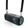 thumbnail image 1 of Altavoz RGB Reproductor de Música Inalámbrico Portátil y Correas de Hombro LED Bluetooth 5.0 TF USB-C Aux, 1 of 5