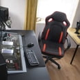 VINEEGO Gaming Chair HighBack PU Leather Office Chair Adjustable
