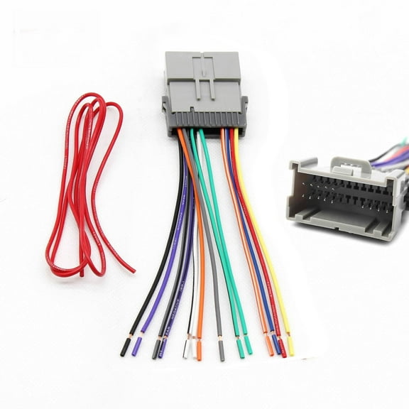 RED WOLF Aftermarket Radio Stereo Install Wiring Harness Adapter for GMC Chevrolet 2000-2007