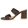 thumbnail image 3 of Journee Womens Natia Open Square Toe Block Heel Sandals, Widths Available, 3 of 10