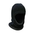 thumbnail image 1 of S SERENABLE Cagoule de Ski pour Hommes Résistante au Froid Couverture Chaude pour Neige Randonnée Équitation Noir, 1 of 9