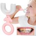 thumbnail image 1 of Dinosaur Style Children'S U-Shape Toothbrush For 360° Thorough Cleansing Whitening Massage Toothbrush U- Type Modeling Toothbrush For Children, Manual Toothbrush, 1 of 5