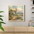 thumbnail image 1 of Cuadros Decorativos Kit de pintura DIY por número, sin marco, junto al mar, Villa, casa, decoración de pared pintada a mano Ndcxsfigh Nuevos Originales, 1 of 9
