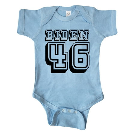 

Inktastic Biden 46 Voting 2020 in White Text Gift Baby Boy or Baby Girl Bodysuit