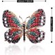 thumbnail image 3 of Broches y alfileres con diamantes de imitación, animales, mariposas y insectos dorados Broches para mujeres Bodas, 3 of 4