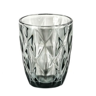 Bandesun Thick Glassware Drinking Glass set of 6 Diamond Kitchen