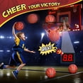 thumbnail image 3 of Canasta de baloncesto interior HopeRock Kids con luz LED y marcador, 3 of 7