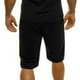 thumbnail image 6 of ZVNAΖH Mens Solid Drawstring Waist Sports Shorts Cotton Running Workout Gym Shorts, 6 of 6