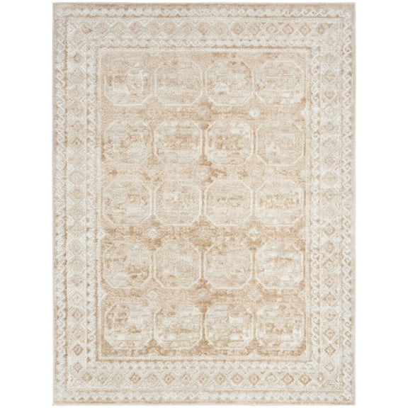 Nourison Dekor 4' x 6' Cream Beige Vintage Indoor Rug