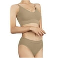 thumbnail image 1 of Birdeem Soutien-Gorge Femme Sans Couture Grande Taille Dos Nu Aguichant Dos Rassemblé Ensemble Deux Pièces, 1 of 1