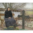 thumbnail image 3 of L.A. Ring 17x15 Black Modern Framed Museum Art Print Titled - Churchyard to Flong (1904), 3 of 5