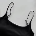 thumbnail image 6 of MDUKONU Tank Tops for Women Square Neck Spaghetti Strap Double Lined Y2K Going Out Camisole Top Size: One Size Black, 6 of 7