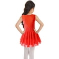 thumbnail image 2 of iEFiEL Girls Sparkle Rhinestone Figure Ice Skating Leotard Youth Dance Dress Juniors Gymnastics Skirted Leotard A Red 12, 2 of 7
