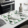 thumbnail image 3 of Christmas Dish Drying Mat 16x18 Inch, Ultra Absorbent Microfiber Dish Rack Pad Drainer Mat for Kitchen Counter, Coffee Bar, Festive Holiday Decor., 3 of 7