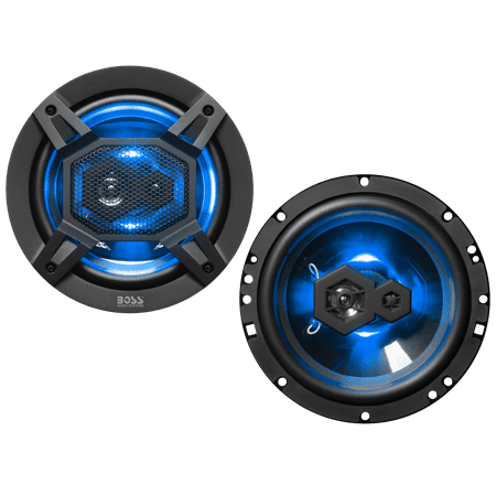 BOSS Audio - Elite 6-1/2" 3-Way Car Speakers with Polypropylene Cones (Pair) - Black