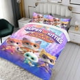 thumbnail image 3 of Superkitties Super Kitties-themed Bed Sheet Set Three Piece Set Comfortable And Skin Friendly Unique Design Home Decor Gifts For Family Friends fans36x75Inches（90cm*190cm）, 3 of 6