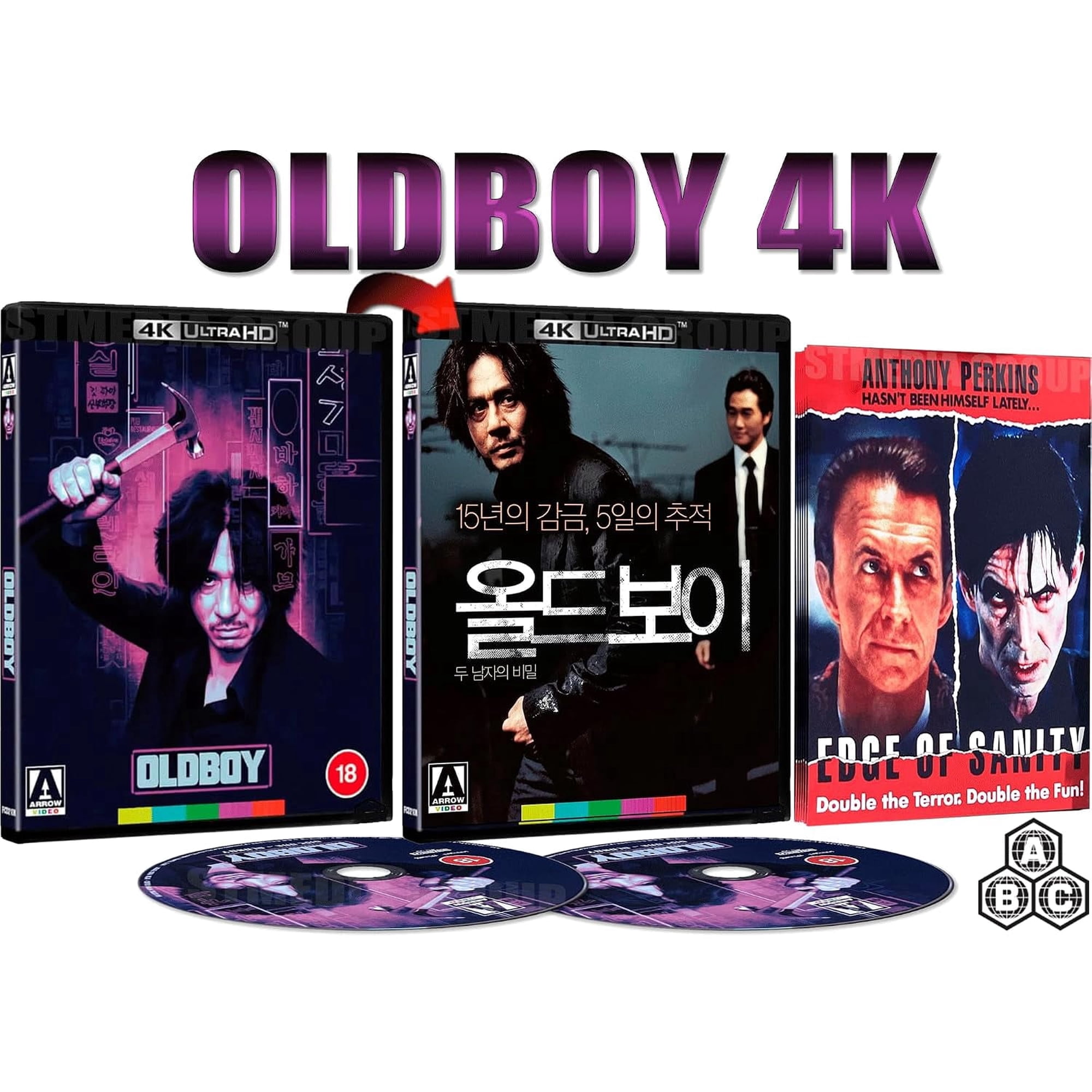 Oldboy (Special Bonus Features / Reversible Cover) [4K UHD + Blu-ray] [Region Free] [blu_ray]